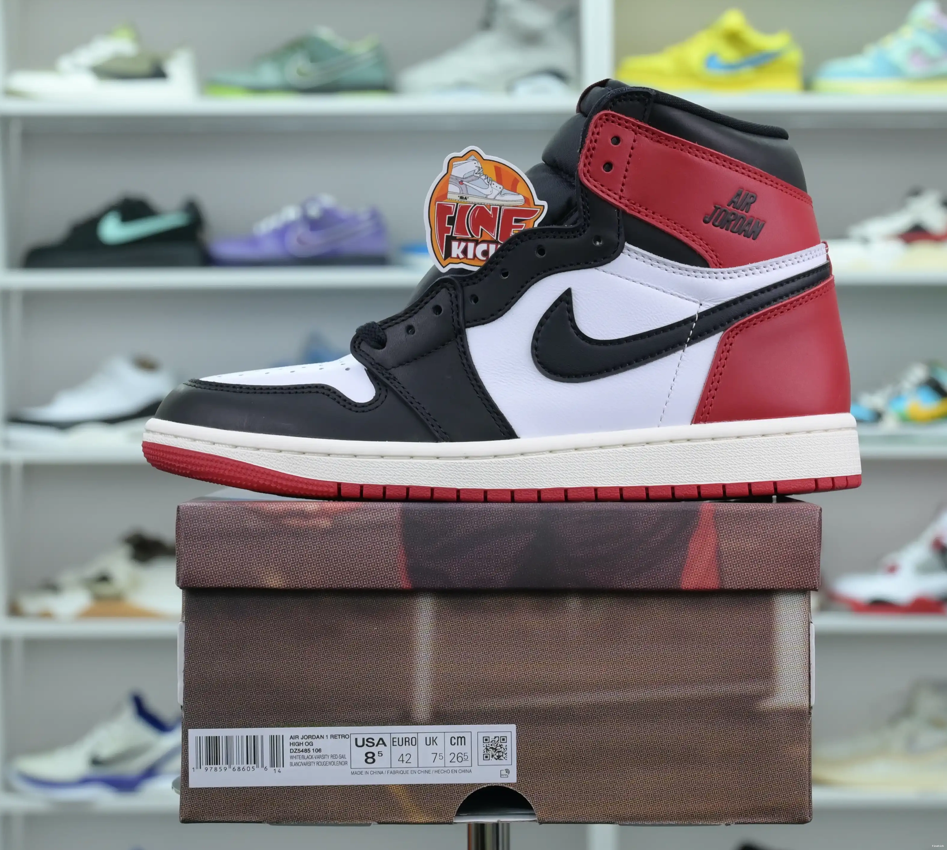 Reimagined” Jordan OG“Black Toe Jordan 1High Air 0521
